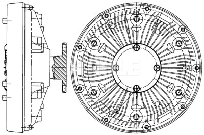 Giunto di collegamento, Ventilatore radiatore