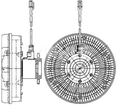 Giunto di collegamento, Ventilatore radiatore