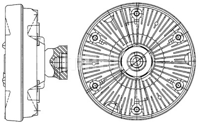 Giunto di collegamento, Ventilatore radiatore