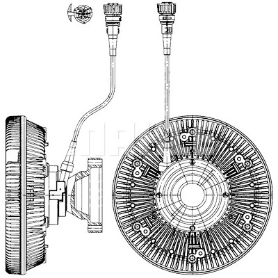 Giunto di collegamento, Ventilatore radiatore