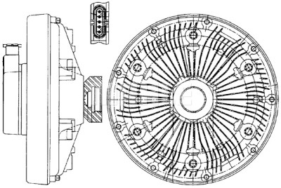 Giunto di collegamento, Ventilatore radiatore
