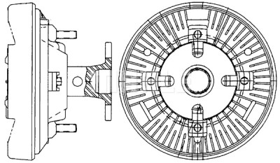 Giunto di collegamento, Ventilatore radiatore