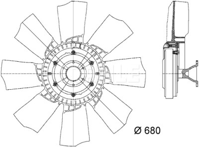 Ventola, Raffreddamento motore