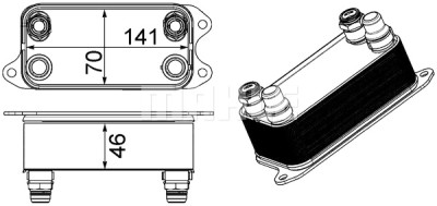 Radiatore olio, Cambio automatico