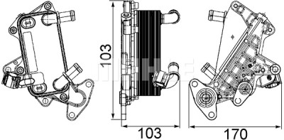 Radiatore olio, Cambio automatico