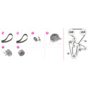 Pompa acqua + Kit cinghie dentate