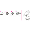 Pompa acqua + Kit cinghie dentate