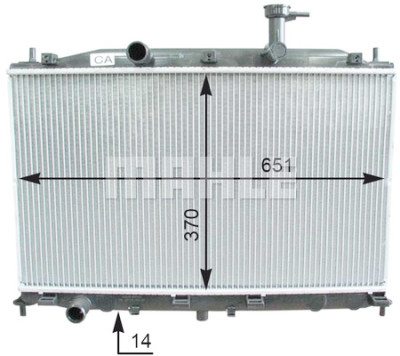 Radiatore, Raffreddamento motore