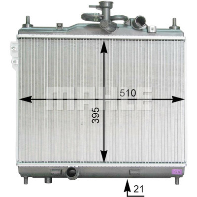 Radiatore, Raffreddamento motore