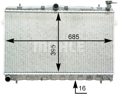 Radiatore, Raffreddamento motore