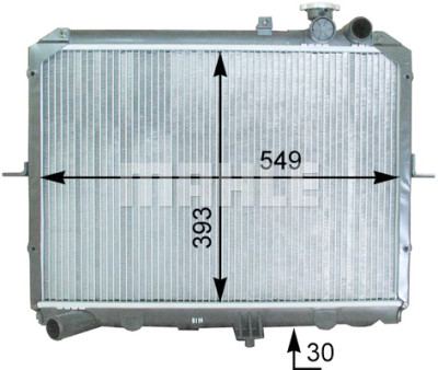 Radiatore, Raffreddamento motore
