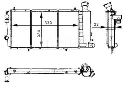 Radiatore, Raffreddamento motore