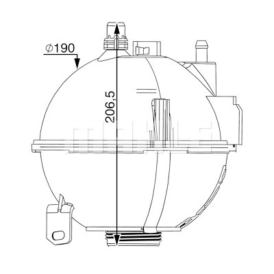 Serbatoio compensazione, Refrigerante