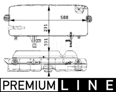 Serbatoio compensazione, Refrigerante