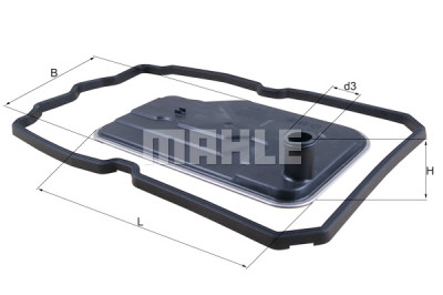 Filtro idraulico, cambio automatico MAHLE ORIGINAL HX 124D