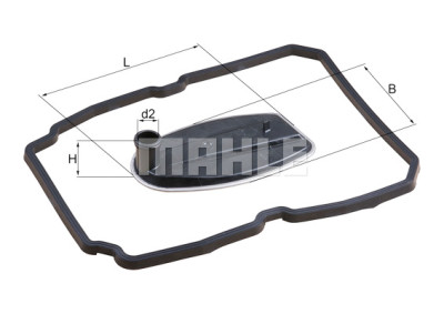 Filtro idraulico, cambio automatico MAHLE ORIGINAL HX 81D