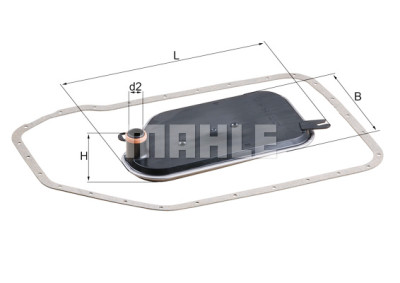 Filtro idraulico, cambio automatico MAHLE ORIGINAL HX 84D