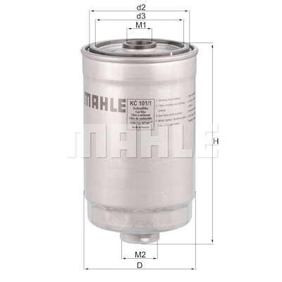 Filtro carburante MAHLE ORIGINAL KC 101/1