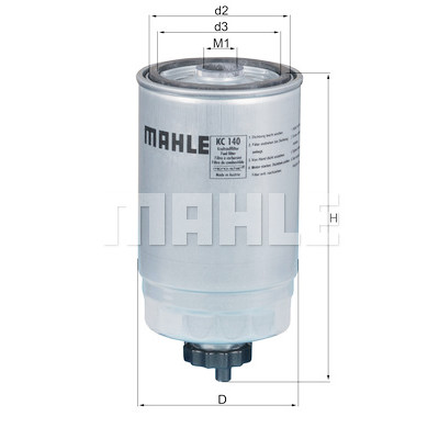 Filtro carburante MAHLE ORIGINAL KC 140