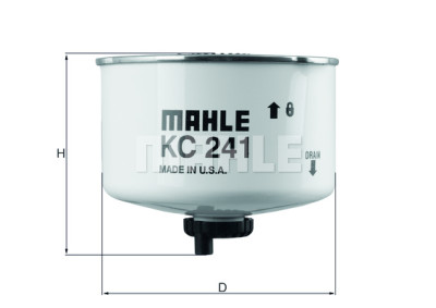 Filtro carburante MAHLE ORIGINAL KC 241D
