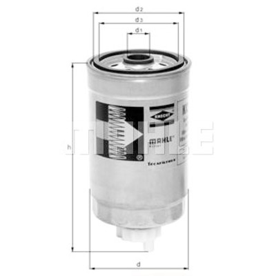 Filtro carburante MAHLE ORIGINAL KC 32