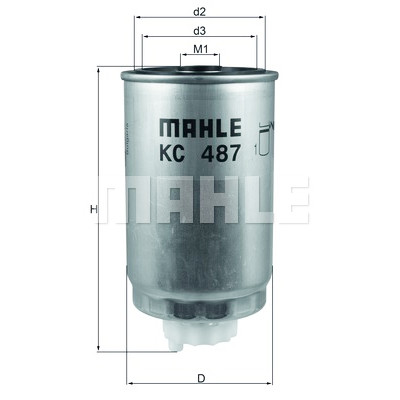 Filtro carburante MAHLE ORIGINAL KC 487
