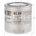 Filtro carburante MAHLE ORIGINAL KC 59