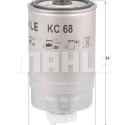 Filtro carburante MAHLE ORIGINAL KC 68