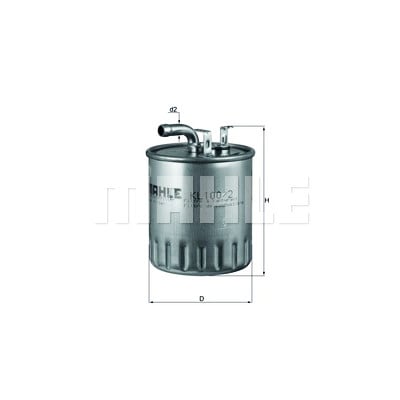 Filtro carburante MAHLE ORIGINAL KL 100/2