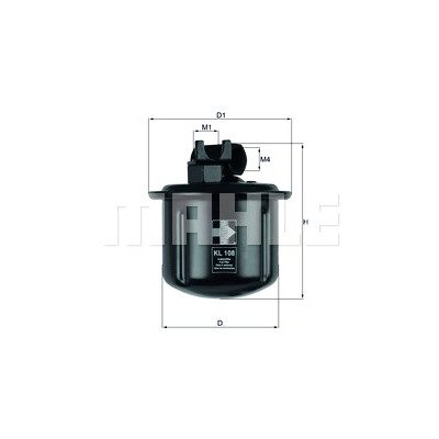 Filtro carburante MAHLE ORIGINAL KL 108