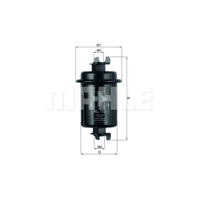 Filtro carburante MAHLE ORIGINAL KL 110