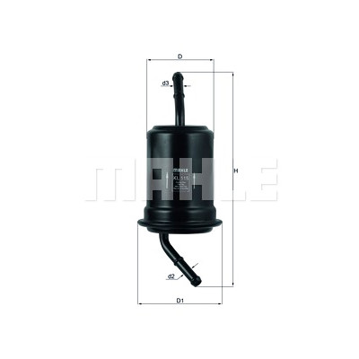 Filtro carburante MAHLE ORIGINAL KL 115