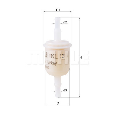 Filtro carburante MAHLE ORIGINAL KL13