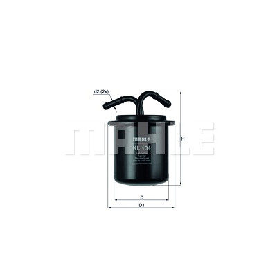 Filtro carburante MAHLE ORIGINAL KL 134