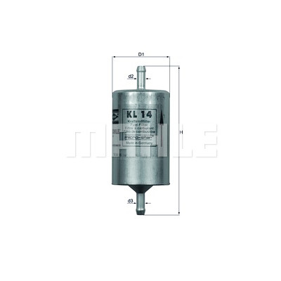 Filtro carburante MAHLE ORIGINAL KL 14