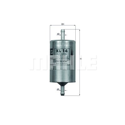 Filtro carburante MAHLE ORIGINAL KL 14