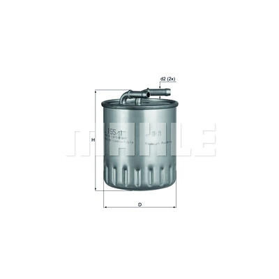 Filtro carburante MAHLE ORIGINAL KL 155/1