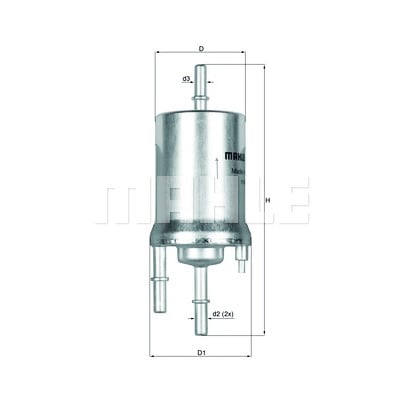 Filtro carburante MAHLE ORIGINAL KL 156/1