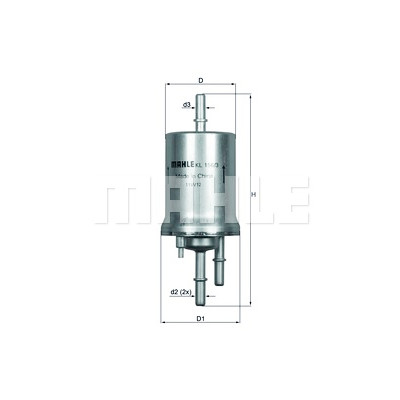 Filtro carburante MAHLE ORIGINAL KL 156/3