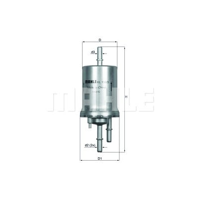Filtro carburante MAHLE ORIGINAL KL 156/3