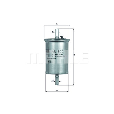 Filtro carburante MAHLE ORIGINAL KL 165