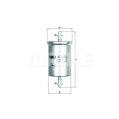 Filtro carburante MAHLE ORIGINAL KL 165/1