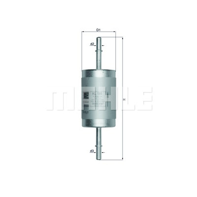Filtro carburante MAHLE ORIGINAL KL 181