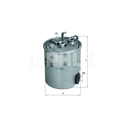 Filtro carburante MAHLE ORIGINAL KL 188