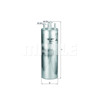 Filtro carburante MAHLE ORIGINAL KL 229/4