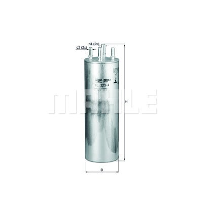 Filtro carburante MAHLE ORIGINAL KL 229/4