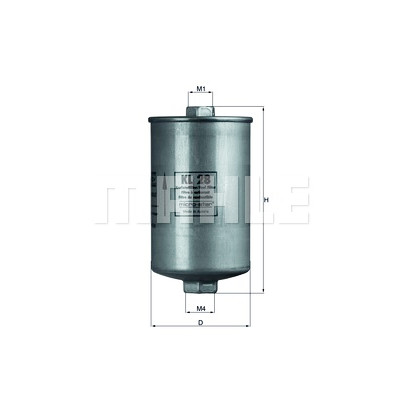 Filtro carburante MAHLE ORIGINAL KL 28