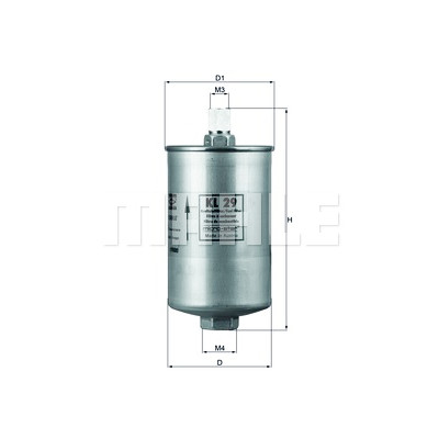 Filtro carburante MAHLE ORIGINAL KL 29