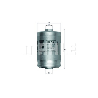 Filtro carburante MAHLE ORIGINAL KL 36