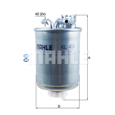 Filtro carburante MAHLE ORIGINAL KL 410D